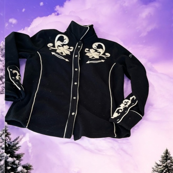 Bogner Vintage Western Style Fleece Jacket